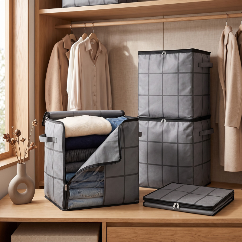 XXL Foldable Storage Bag with Reinforced Handles