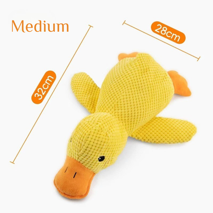 Quacking Crinkle Duck Comfort Calming Toy for Dog