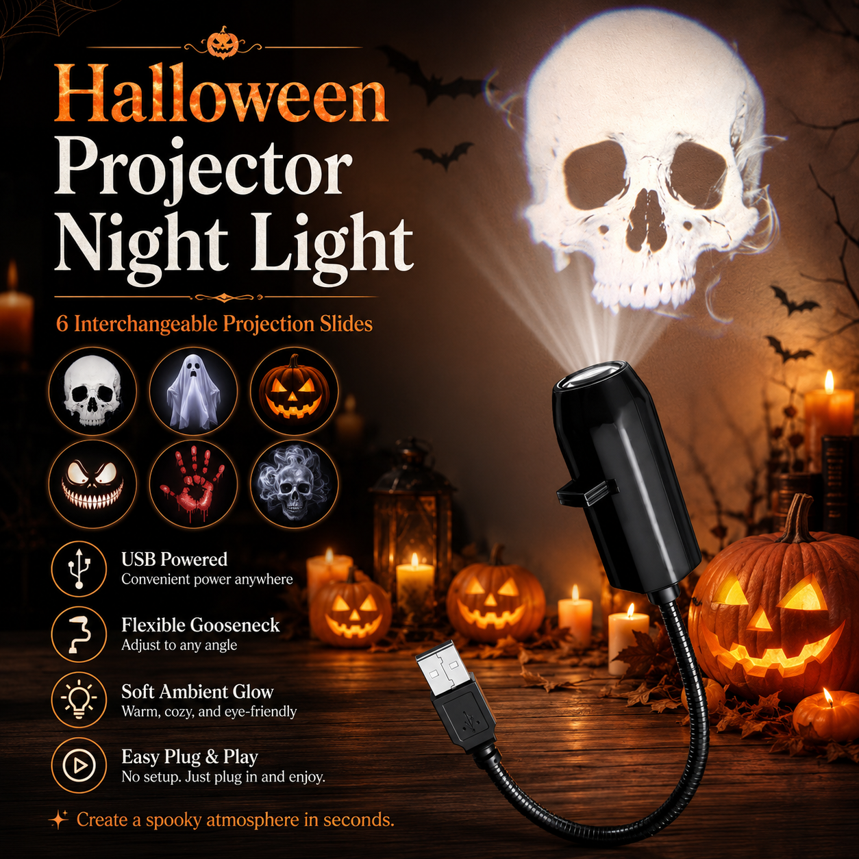 Buy 1 Get 1 Free 🔥 Festival-Themed Projection Lights