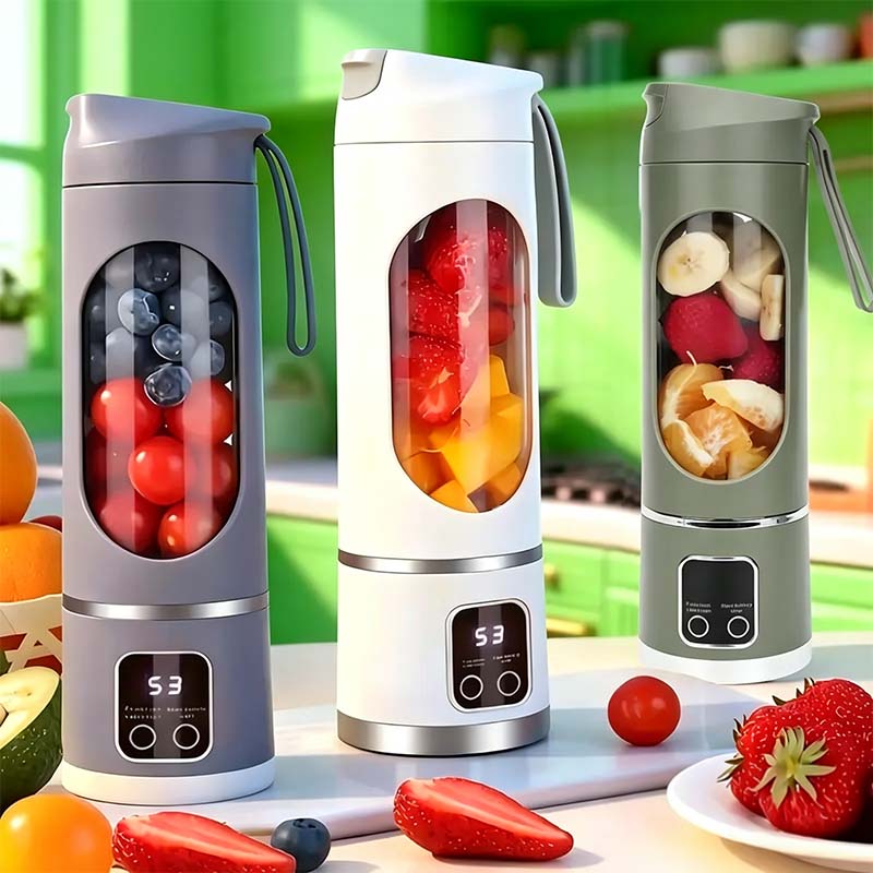 【Summer Sale Deals】 Portable 15.22 USB Rechargeable Personal Blender with LED Display🥤