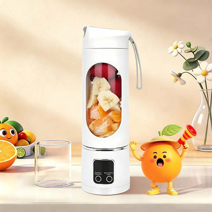 【Summer Sale Deals】 Portable 15.22 USB Rechargeable Personal Blender with LED Display🥤