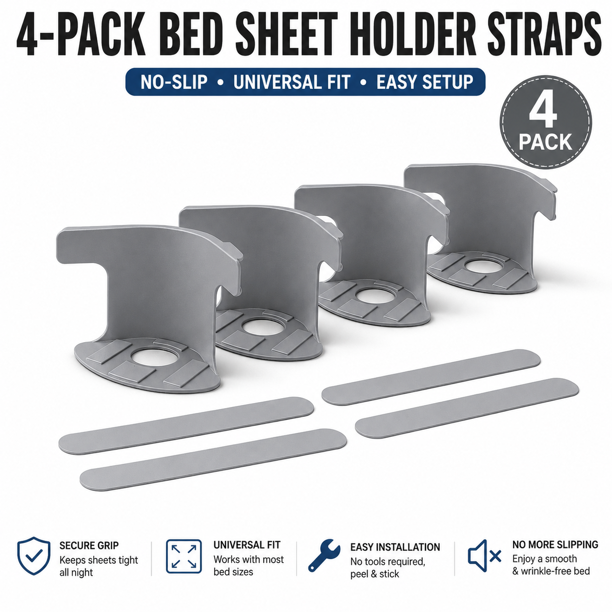 Grey (4-Pack)