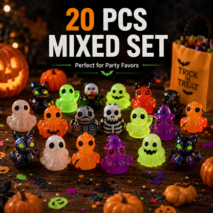 🔥Last Day 50% OFF - 🎃 Glow-In-Dark Tiny Spooky Resin Decorations