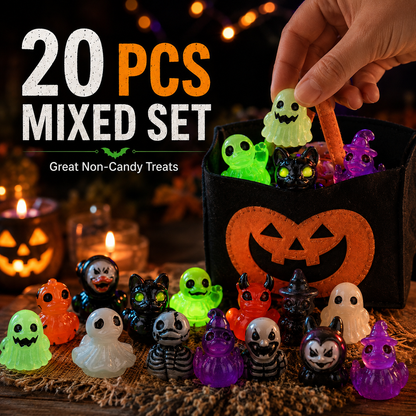 🔥Last Day 50% OFF - 🎃 Glow-In-Dark Tiny Spooky Resin Decorations