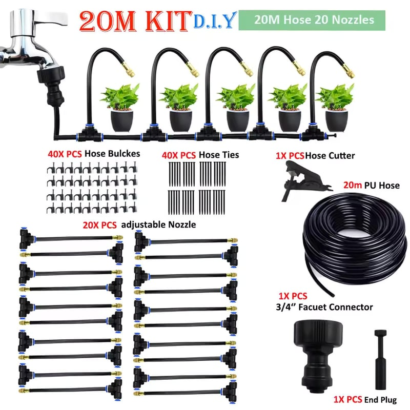 65.6FT /20M (20 Nozzles)