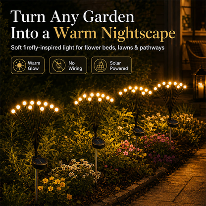 Solar Firefly Garden Stake Lights