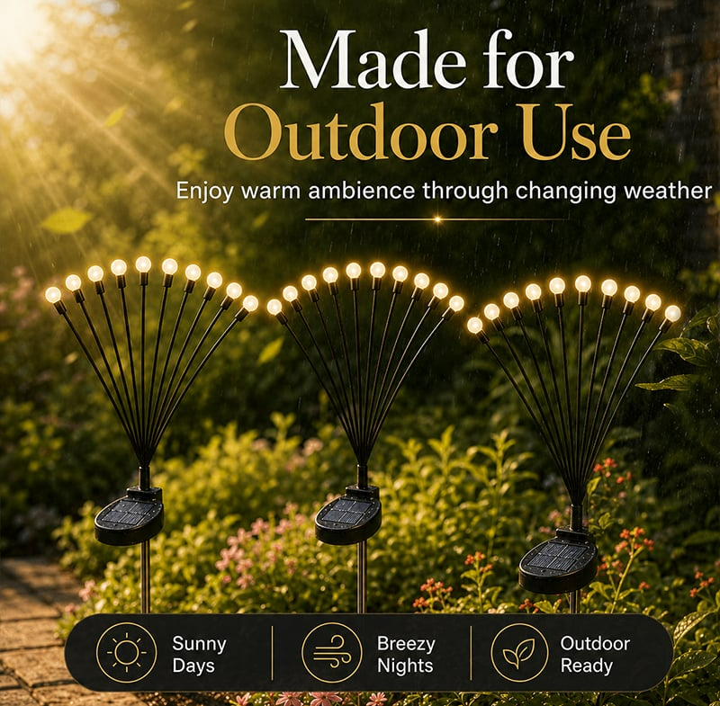 Solar Firefly Garden Stake Lights