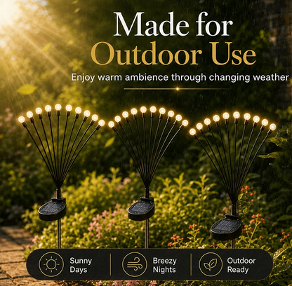 Solar Firefly Garden Stake Lights