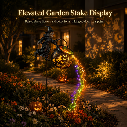 🔥LAST DAY 50% OFF -Halloween Witch Cauldron Garden Light