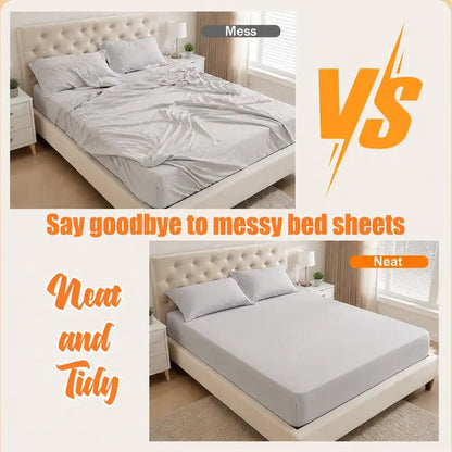 🔥4-Pack Universal Heavy-Duty Bed Sheet Holder Straps No-Slip Peace of Mind