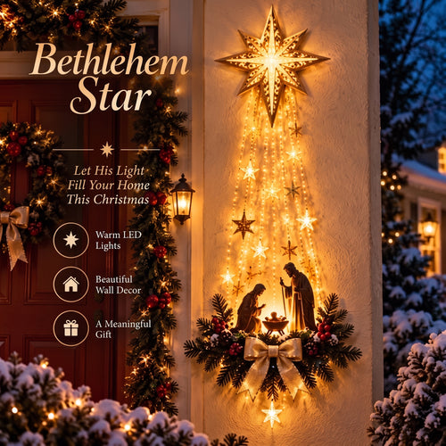 ✨ Last Day — 49% OFF ✨ ✝️ Bethlehem Star Nativity Wall Light