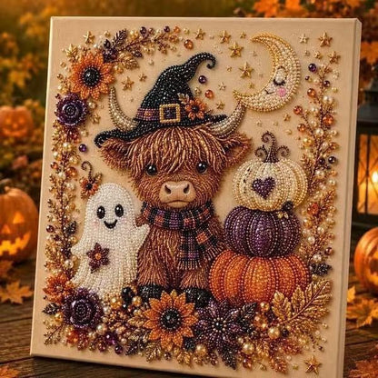 💥 Last Day 57% OFF – 👻✨ Halloween Pearl Art DIY Kit – Turn Tiny Pearls into Spooky-Cute Magic