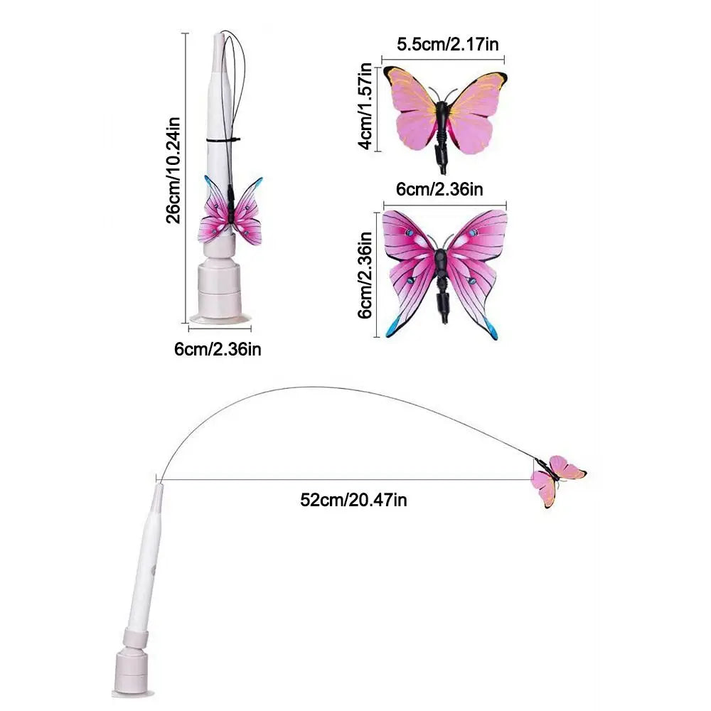 Interactive Butterfly Cat Teaser